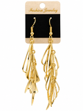 Elegante goldfarbene Statement-Ohrringe ca 5 cm