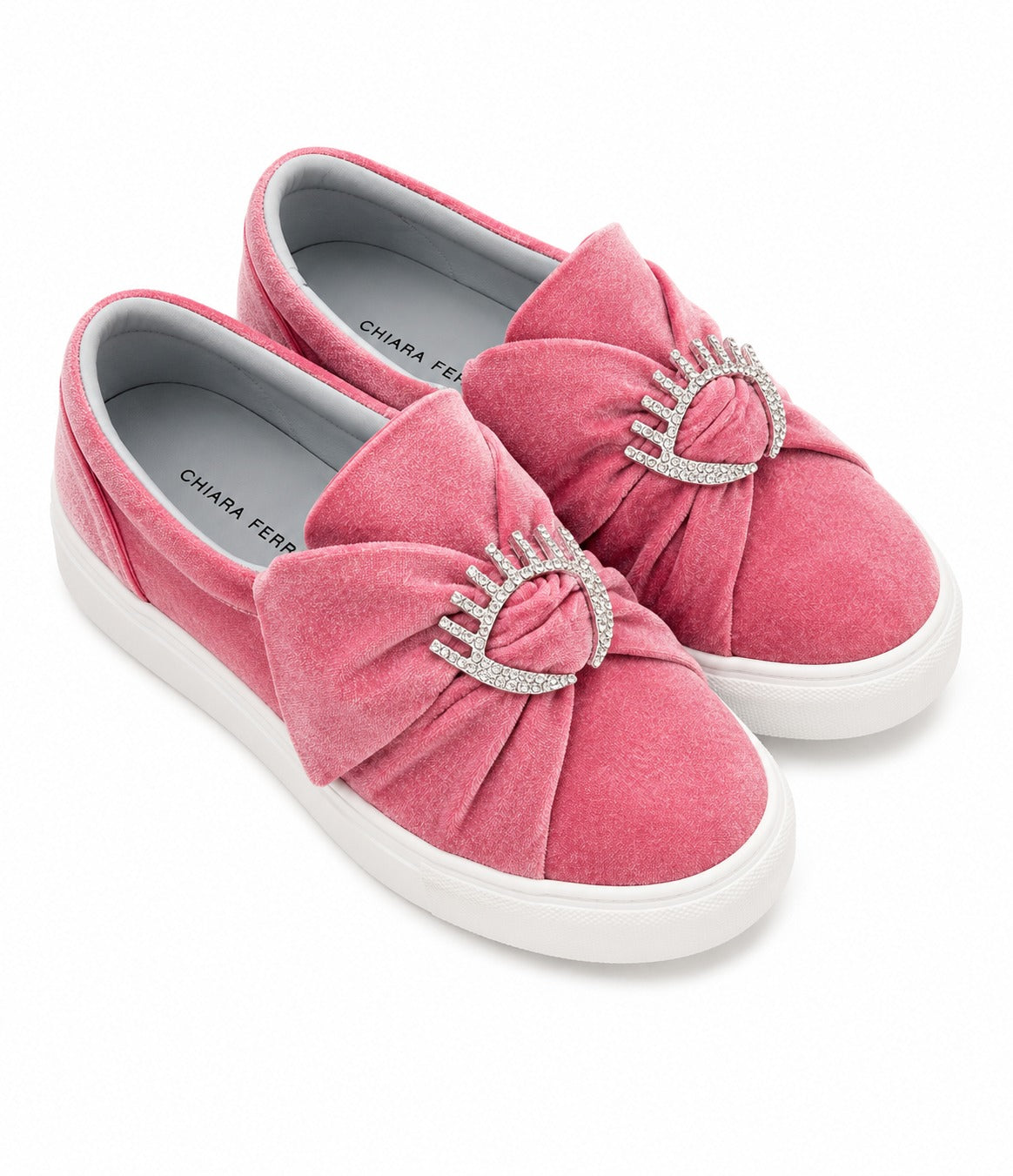 Damen-Slipper mit glamouröser Schleife