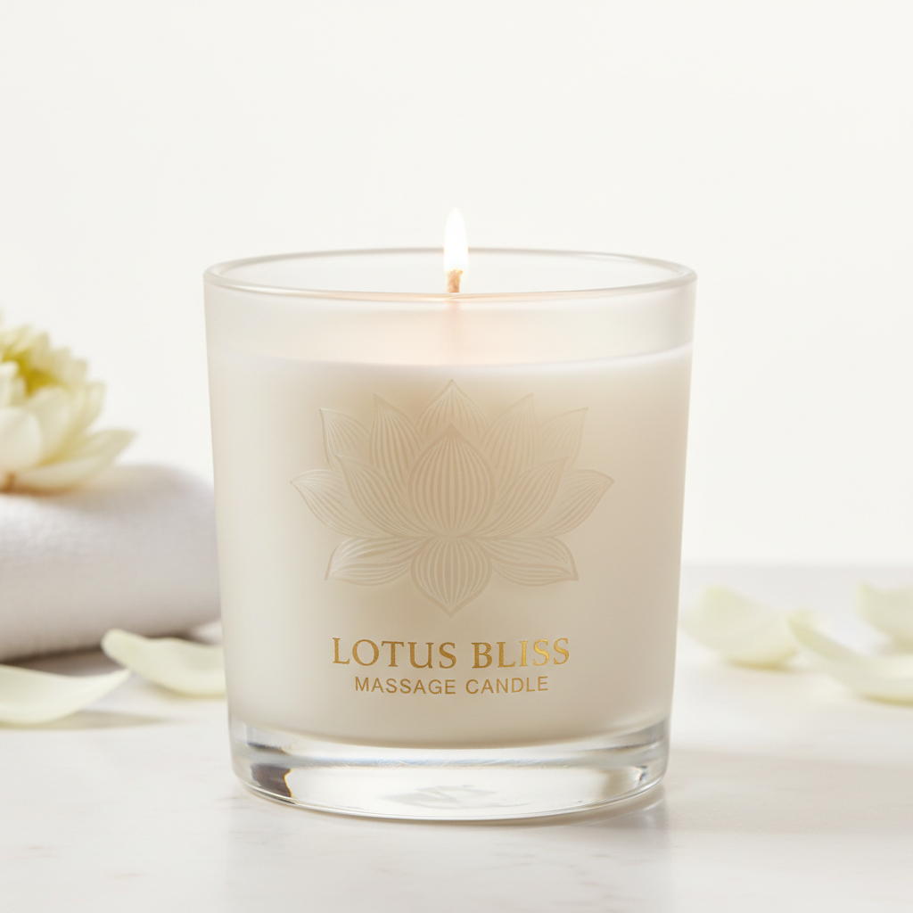 Massagekerze Lotus 250g